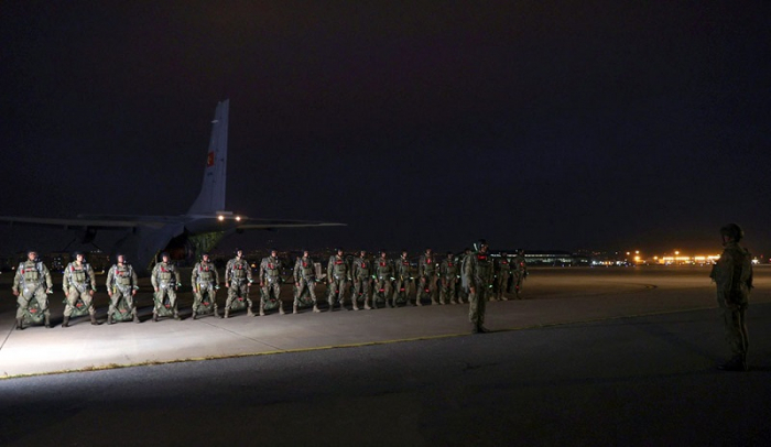  Azerbaijani army servicemen take part in exercises in Türkiye 