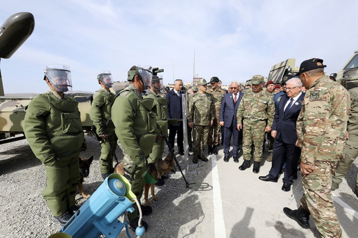  Exhibition of weapons and vehicles held as part of joint Azerbaijani-Turkish military exercises -  VIDEO  