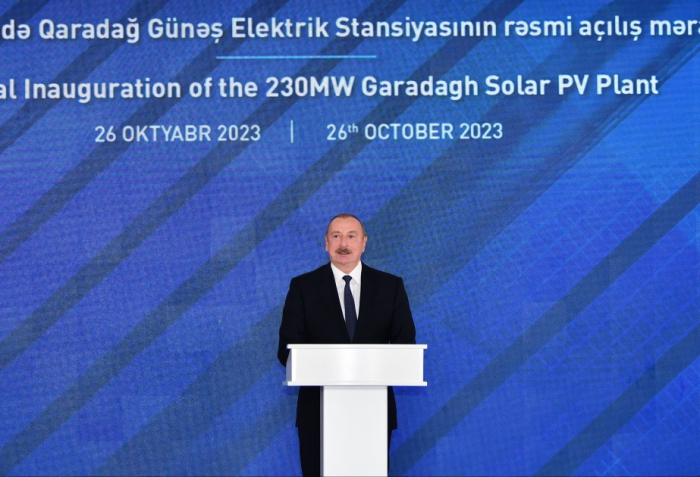  Azerbaijan has big plans for renewable energy cooperation with UAE - President  