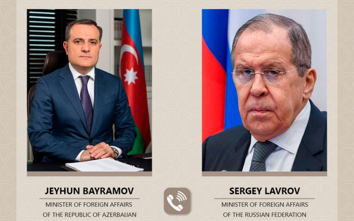  Ceyhun Bayramov Lavrovla “3+3” platformasını müzakirə edib 