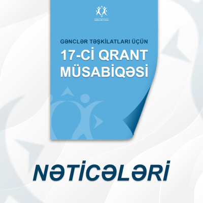 Gənclər təşkilatları üçün qrant müsabiqəsinin nəticələri açıqlanıb