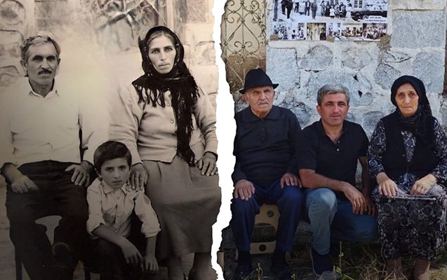    Laçınlı ailə 34 il sonra həmin fotonun eynisini çəkdirdi    