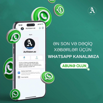     "AzVision.az"ı  "Whatsapp"da izləyin!   