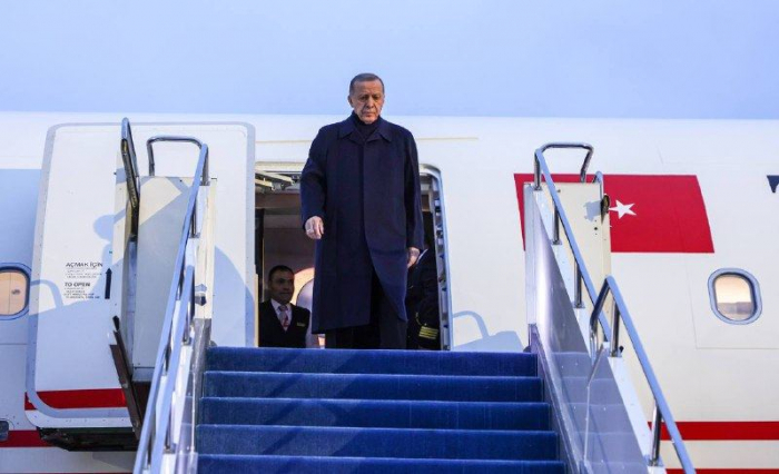 Turkish president arrives in Kazakhstan to attend jubilee summit of OTS
