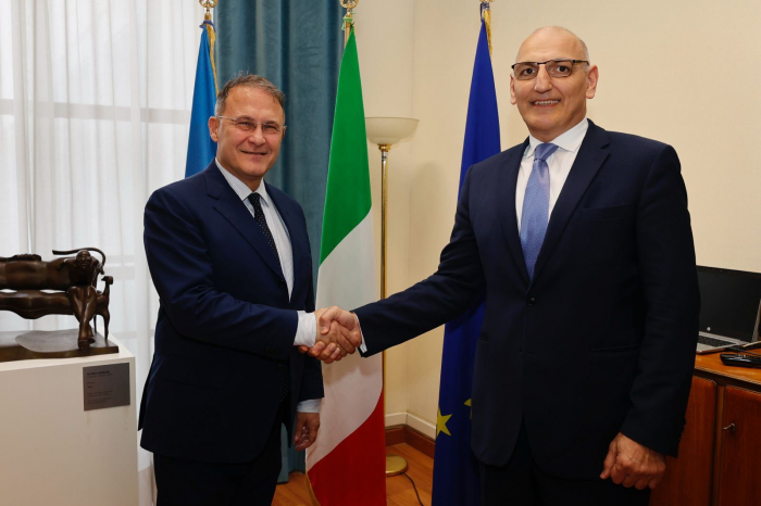  Azerbaijan presidential representative, Italiand deputy foreign minister discuss co-op agenda 