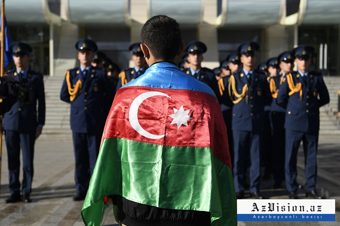  Baku holds march dedicated to Victory Day - PHOTOS