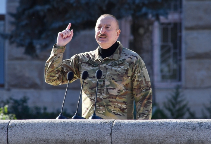     Präsident Aliyev:   Befreiung von Aghdam, Latschin und Kalbadschar, ohne dass ein einziger Schuss abgefeuert wurde, hat Tausenden unserer jungen Menschen das Leben gerettet  