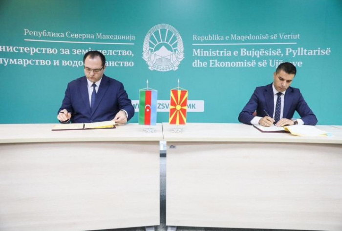 Azerbaijan and North Macedonia ink memorandum on agricultural co-op