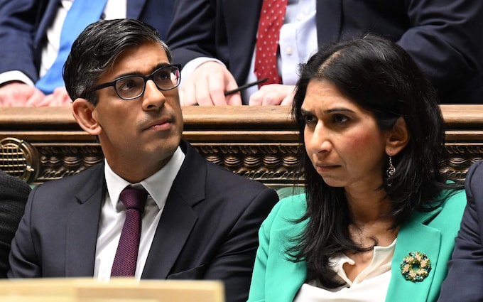 Suella Braverman accuses Rishi Sunak of betrayal in scathing letter