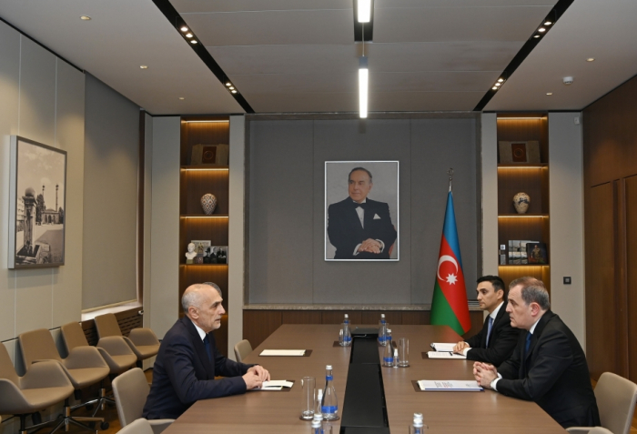   Aserbaidschanischer Außenminister trifft sich mit dem Generalsekretär von GUAM  
