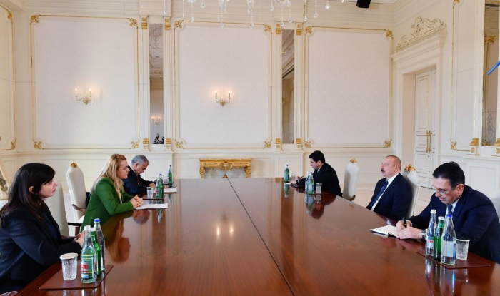 President Ilham Aliyev receives UNECE Executive Secretary 