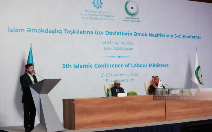   Ministersitzung der OIC-Arbeitsministerkonferenz findet in Baku statt  