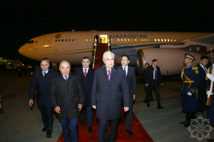 President of Kazakhstan starts working visit to Azerbaijan