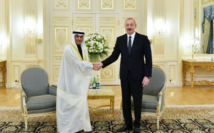   Präsident Ilham Aliyev empfing den Generalsekretär des Golf-Kooperationsrates  
