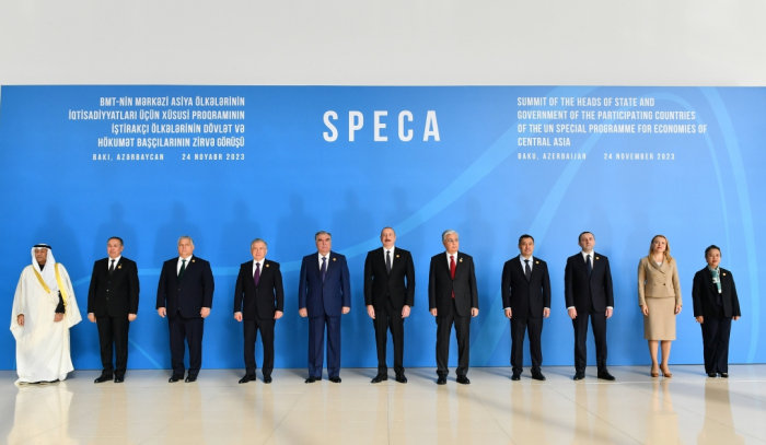   Le président azerbaïdjanais participe au sommet du SPECA -   PHOTOS    