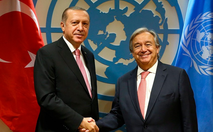   Erdogan besprach mit Guterres die Lage im Nahen Osten  