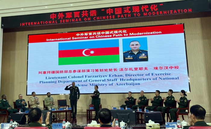  Azerbaijan Army serviceman awarded at international event in China 