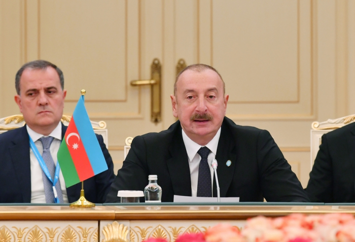  President Ilham Aliyev: Azerbaijan is making its valuable contribution to sustainable operation of East-West transportation corridor 