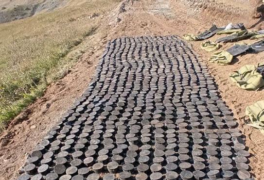   Armenia used tons of mines in Azerbaijan