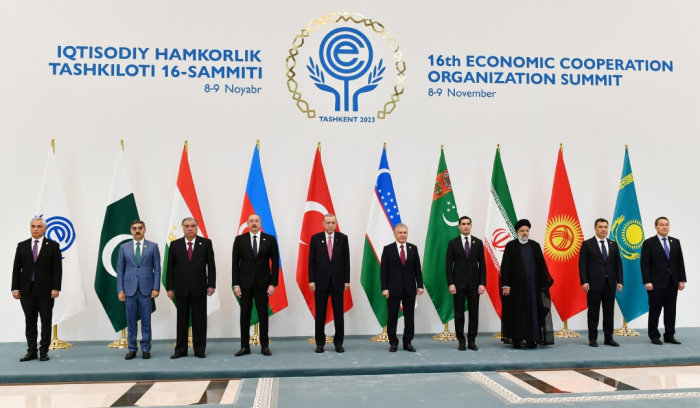  President Ilham Aliyev attends 16th Summit of Economic Cooperation Organization in Tashkent 