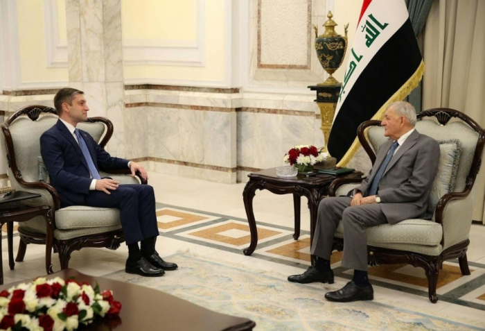 Iraqi president receives Azerbaijani ambassador 