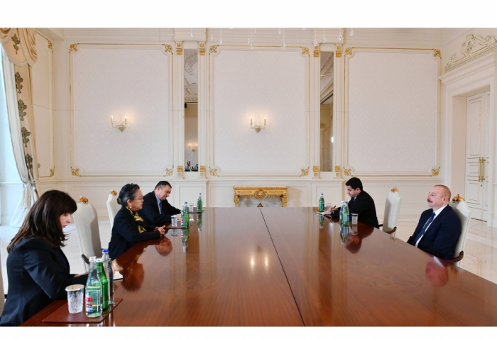   President Ilham Aliyev receives Executive Secretary of UNESCAP  