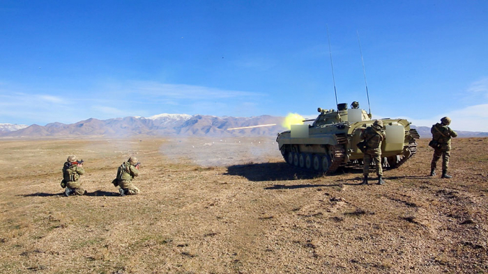  Azerbaijan’s Combined Arms Army holds command and staff exercises -  VIDEO  