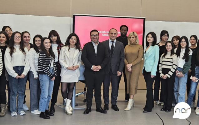 “Nar” sosial məsuliyyətli biznes modelini ADA Universitetində təqdim etdi -    Fotolar     
