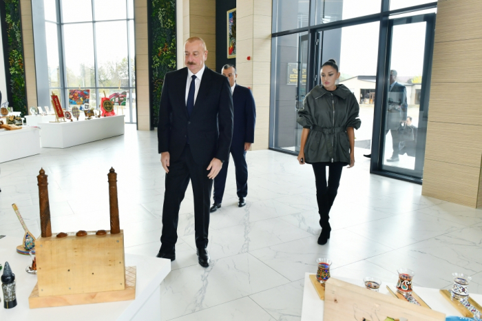  President Ilham Aliyev and First Lady Mehriban Aliyeva attended inauguration of “DOST EVI” in Ismayilli - PHOTOS