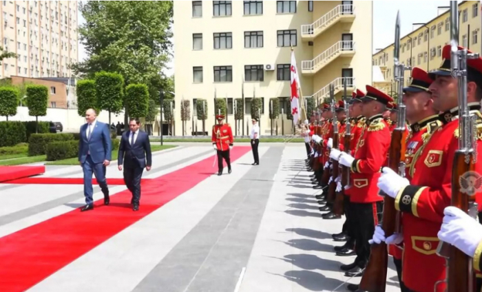 Gürcüstanın müdafiə naziri Ermənistana gedib