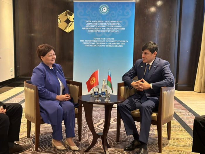 Chairman of the State Committee on Work with Diaspora holds bilateral meetings in Bishkek