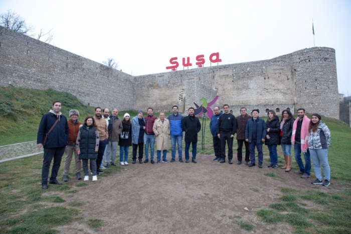   Participants of international conference "The Heritage of Qizilbash in Azerbaijan: in the footsteps of history" visited Shusha  
