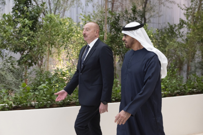  Le président Ilham Aliyev est en visite aux Émirats arabes unis 