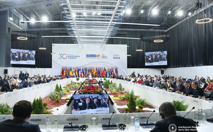   Jeyhun Bayramov informierte beim OSZE-Treffen über die Realitäten nach dem Konflikt in der Region  