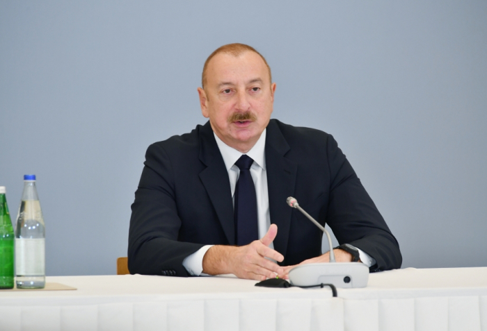   Ilham Aliyev : Les mesures antiterroristes n’ont causé aucune perte dans l’infrastructure civile ni parmi la population civile  