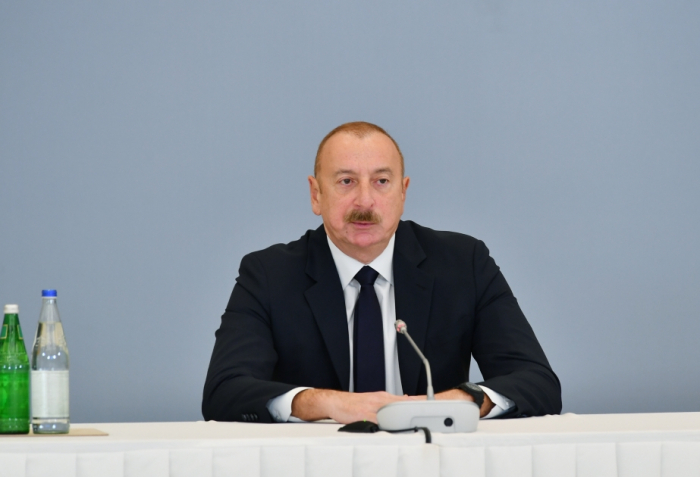     Aserbaidschanischer Präsident:   Wir brauchen feste Garantien, dass es in Armenien keinen Revanchismusversuch geben wird  