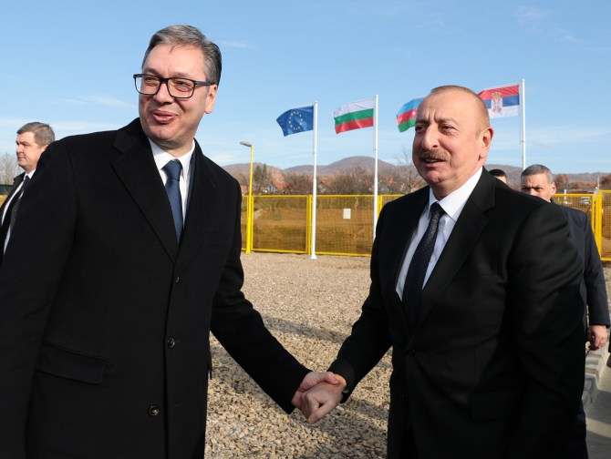 Le président azerbaïdjanais participe à la cérémonie d’inauguration de l’interconnexion gazière serbo-bulgare-Photos