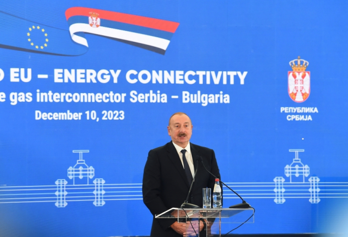  Le président Aliyev donne un aperçu des projets futurs de son pays dans le secteur énergétique 