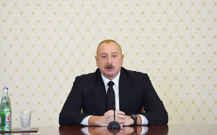  Ilham Aliyev : Grâce à notre politique, nous avons acquis de fortes positions au niveau mondial 