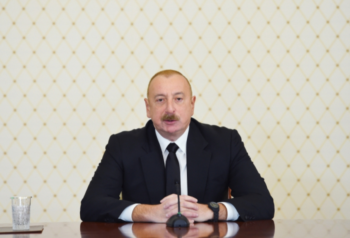  Ilham Aliyev: "La restauración de la soberanía aumentó nuestro respeto" 