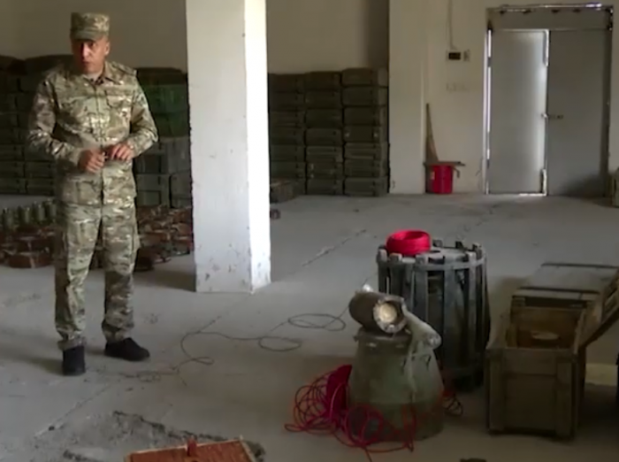   Handgefertigte Munition im Militärdepot in den befreiten Gebieten Aserbaidschans gefunden  