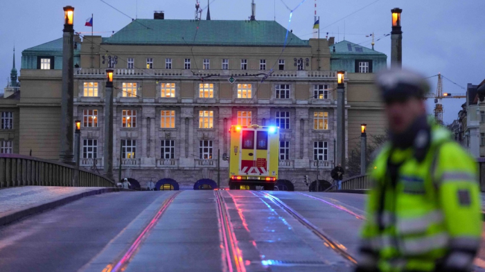 Gunman kills 10 people in Prague university shooting