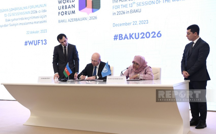   Baku to host 13th session of World Urban Forum  