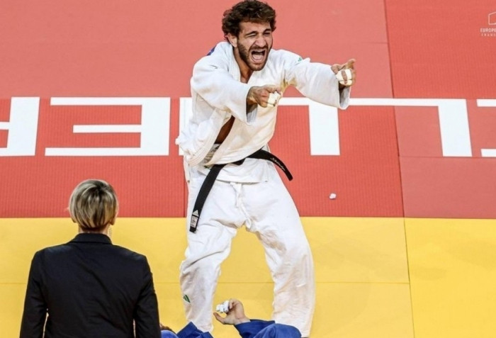 Azerbaijani judoka Hidayat Heydarov crowned Grand Slam title in Japan
