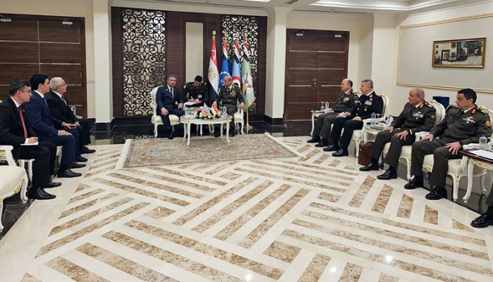  Azerbaijani defense minister meets with Egyptian counterpart 