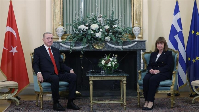 Turkish, Greek presidents stress importance of improving bilateral relations