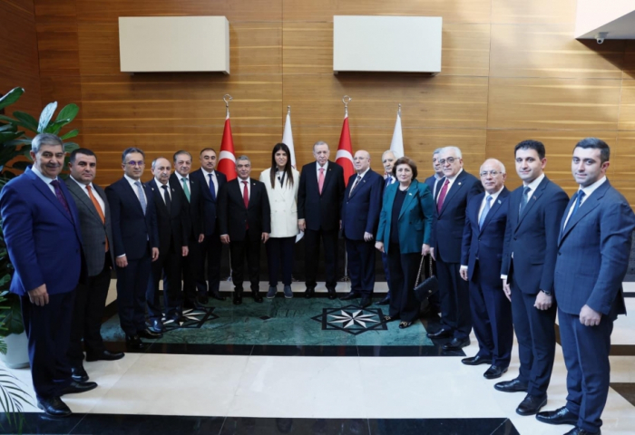   Turkish president receives Azerbaijani MPs  