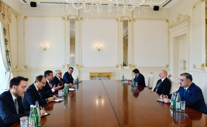  President Ilham Aliyev receives Turkish Vice President  