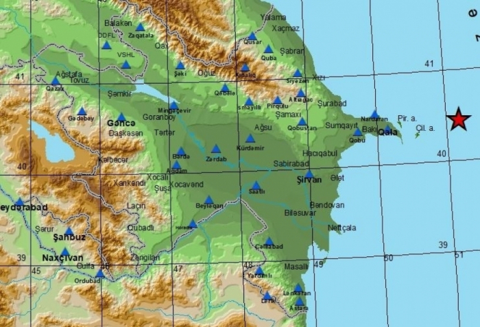 Magnitude 3 quake strikes Caspian Sea