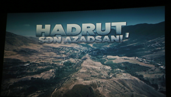 Documentary "Hadrut, you are free!" presented in Baku 